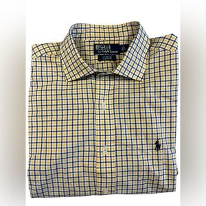 POLO by Ralph Lauren, Stanton Classic fit, blue/yellow check, size L
